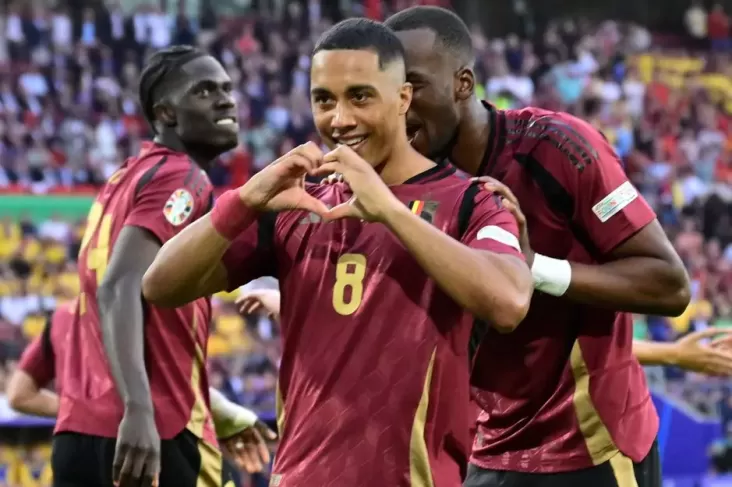 Hasil Euro 2024: Gol Kilat Youri Tielemans Antar Belgia Unggul satu gol tanpa balas Atas Rumania di Babak Pertama